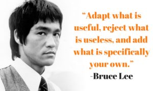 Bruce lee quotes for Hilliard strength training