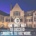 you must fail to move forward.