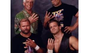 Four horsemen wcw ric flair, arn anderson, chris benoit, steve mcmichael
