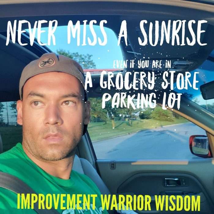 sunrise everyday even in grocery store parking lot jason yun new albany ohio