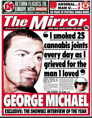 george michael smoked maurijuana cannibis because of low dopamine