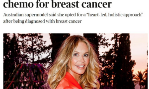 Elle Macpherson says no to chemotherapy breast cancer jason yun dr. jack kruse