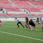 ohio state stadium sprints barefoot jason yun new albany speed and agility coach