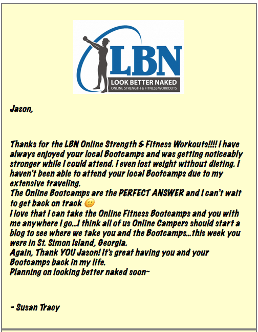 lbn online fitness workouts with jason yun testimonial. facebook workouts